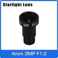 Starlight Lens 3MP 4mm Fixed Aperture F1.2 For SONY IMX290/291/307/327 Ultra Low Light CCTV AHD Camera IP Camera Free Shipping