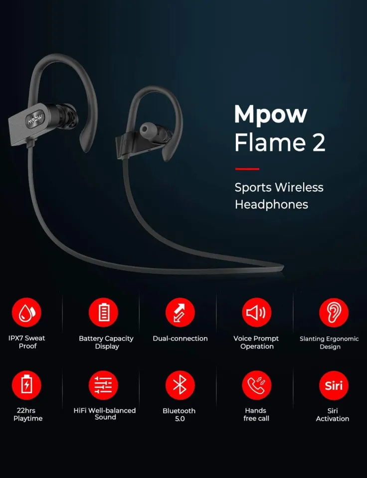 Mpow flame 2024 2 microphone