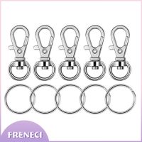 10 Pieces Silver Plated Metal Swivel Lobster Clasps Lanyard Snap Hook Lobster Clasp Clip Jewelry Findings Clasps and Keychain Key Rings 10 Pieces for DIY Key Rings