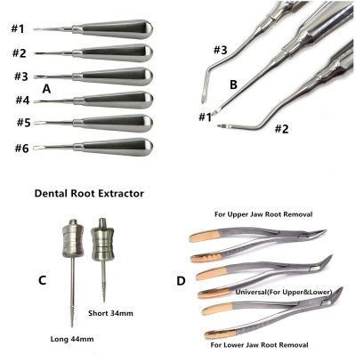 ☫♀ Dental Root Fragment Minimally Invasive Tooth Extraction Forcep Tooth Pliers Dental Instrument Curved Maxillary Mandibular Teeth