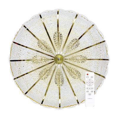 "โปรโมชั่น"โคมไฟเพดานพร้อมรีโมต LED 36W Tri-Color LAMPTAN รุ่น Floris 36W/Tri-Color สีขาว - ทอง"ส่งด่วนทุกวัน"
