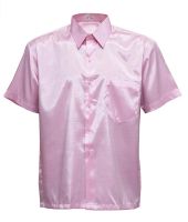เสื้อเชิ้ตชาย ไหมลื่น แขนสั้น คอปก ไซส์ XXL อก 52 นิ้ว (Size XXL) Shirt/Thai Shirt for Men/Office Shirt/Short Sleeve/Regular Collar/Chest 52"