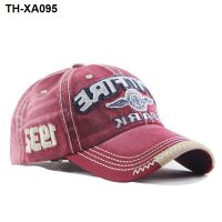 Hot style stick cloth embroidered baseball cap SPARK letter swab washed do old hat outdoor sun