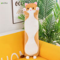 ของเล่นน่ารักสร้างสรรค์รูปแมวยัดนุ่นสำหรับเด็ก Boneka Mainan จำลองสำหรับผู้ใหญ่เด็กผู้ชายและเด็กผู้หญิงตุ๊กตาหนานุ่ม