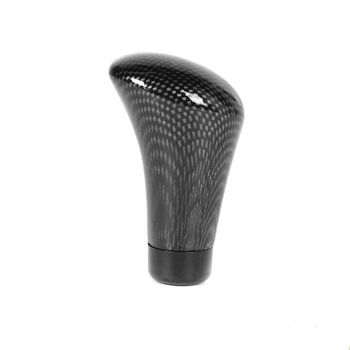 Universal Gear Shift Knob Plastic Carbon Fiber Grain Mahogany Color ...