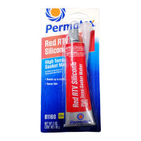 PERMATEX USA กาวทาประเก็นรถ กาวทาประเก็นฝา กาวทาประเก็น ปะเก็นเหลวซิลิโคนทนความร้อน ผลิตจาก USA 85g กาวซิลิโคน กาวแดง 26BR