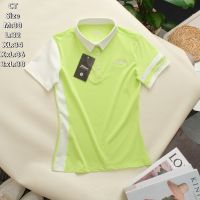 มี 20 แบบสี เสื้อกีฬากอล์ฟผู้หญิง New Collection Lady Golf Shirt 【ราคาสุดคุ้ม】