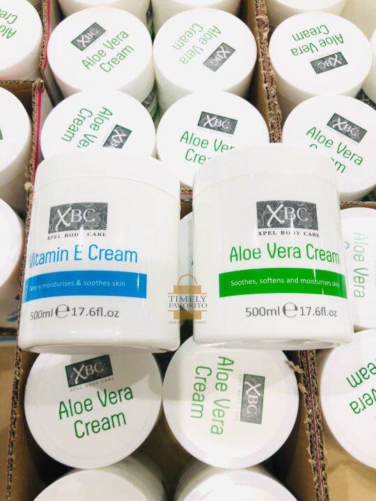 Xbc Aloe Veravitamin E Cream 500ml Lazada Ph 9420