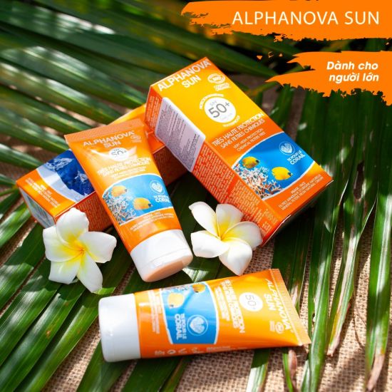 Kem chống nắng hữu cơ spf50+ organic alphanova sun 50g - ảnh sản phẩm 3