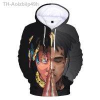 Aolzbiip49h น้ำ WRLD พิมพ์ Hoodie เสื้อ Rapper Streetwear Hip Hop Hoodies ผู้ชายผู้หญิงแฟชั่น Pullover