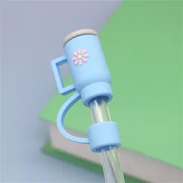 Dustproof Silicone Straw Cover For Straws, Reusable Cute Cartoon