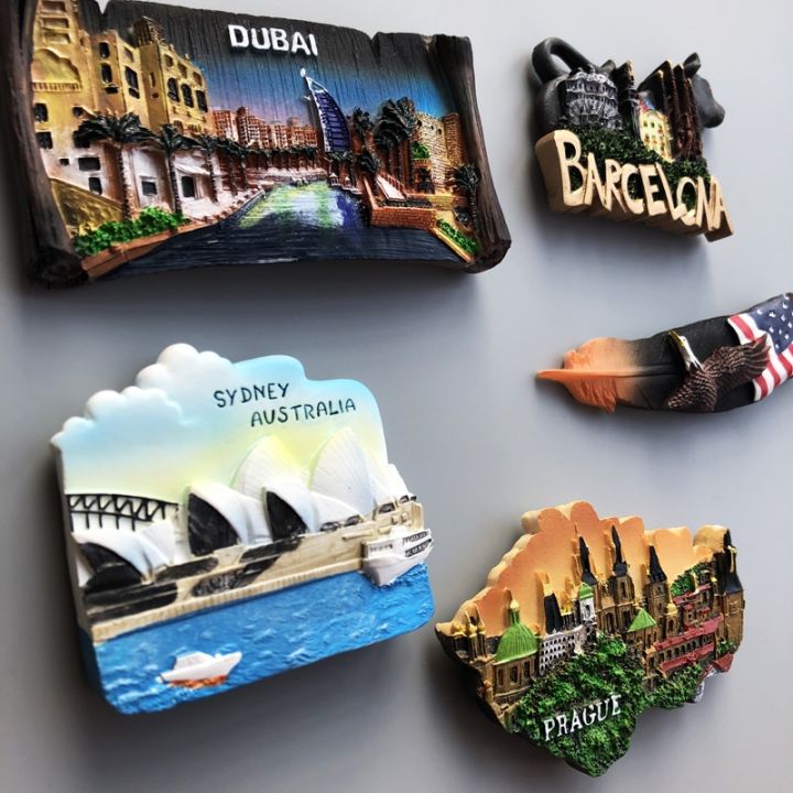 souvenir-country-fridge-magnets-dubai-sydney-french-egypt-travel-commemorative-decoration-refrigerator-magnet-birthday-gift