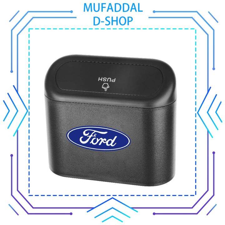 MUFADDAL GTIOATO Car Trash Bin Car Trash Can With Cover Car