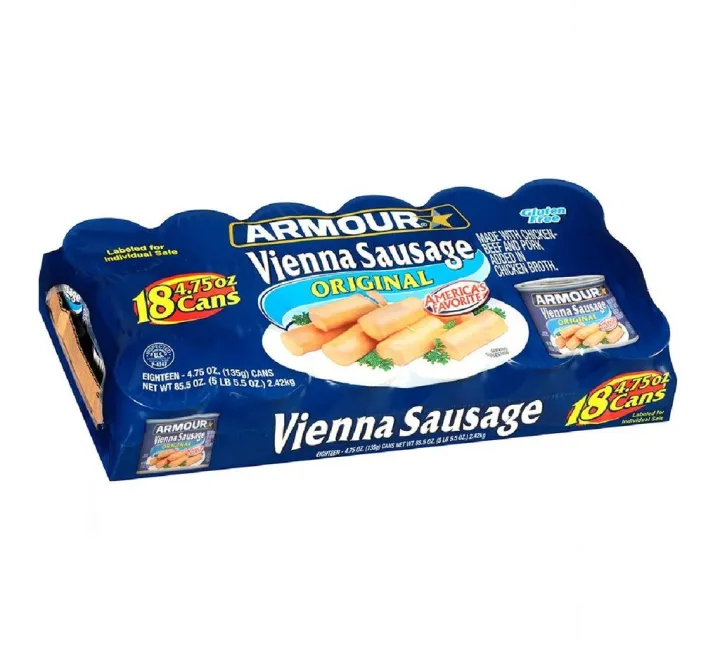 Armour Vienna Sausage Original 4.75 oz Pack of 18 Lazada PH
