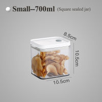 700-2300ML Professional Food Storage Container Bulk Cereals Thicken Sealed Cans Pasta Box Tank Kitchen Refrigerator Organization