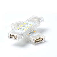 New Mini Portable USB 12 LED Lamp Connectable 5V Double-sided Portable Book Light Reading Lamp PC Laptop Notebook