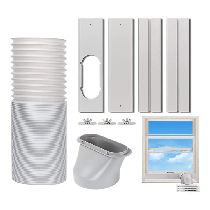portable-air-conditioner-window-vent-kit-with-5-9in-exhaust-hose-seamless-adjustable-sliding-door-ac-kit-window-seal-kit