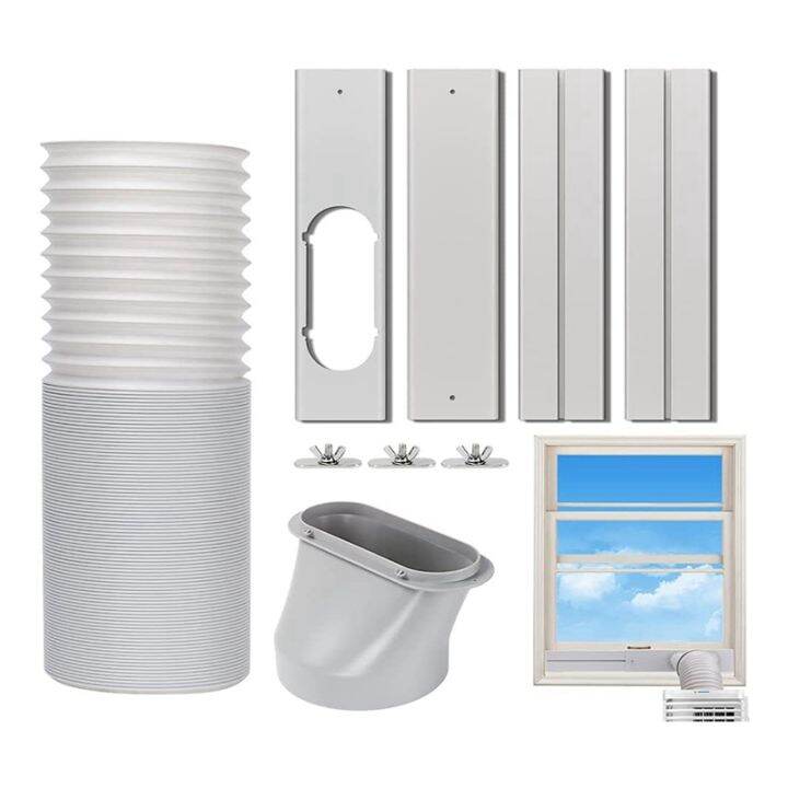 portable-air-conditioner-window-vent-kit-with-5-9in-exhaust-hose-seamless-adjustable-sliding-door-ac-kit-window-seal-kit