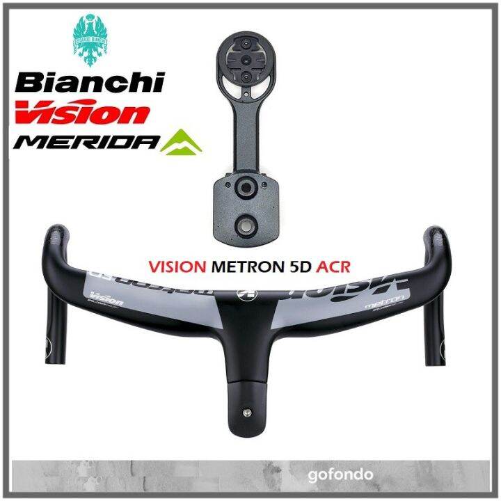 VISION METRON 𝟓𝐃 𝐀𝐂𝐑 INTEGRATED HANDLEBAR ALLOY COMPUTER MOUNT GARMIN ...