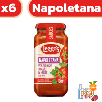 (แพ็ค6)Leggos Napoletana Pasta Sauce เลกโกส์ ซอสพาสต้า เนโปลิตัน 500กรัม