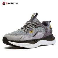 Baasploa New Running Shoes for Men Outdoor Sports Running Shoes Lightweight Mesh Breathable Running Sneakers Men Walking Shoes