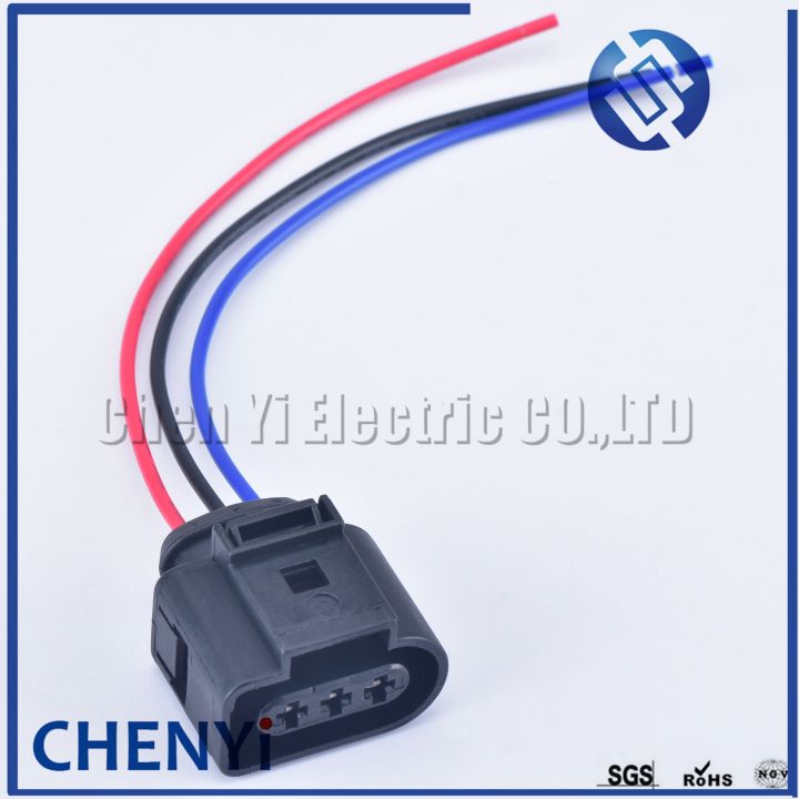 Limited Time Discounts 3 Pin 3.5 Series Automotive Sensor Pigtail Plug 1J0973723 1J0 973 723 Connector Case For Jetta Golf A3 A4 Q5 Q3 With Wire