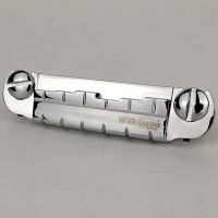 Wilkinson WOGT2ปรับ Wraparound LP กีตาร์ไฟฟ้าสะพาน Tailpiece Chrome Silver