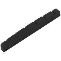 6x Black 6-string Guitar top nut 42x3.5mm