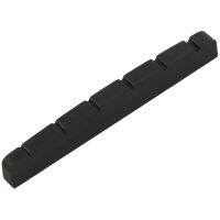6x Black 6-string Guitar top nut 42x3.5mm