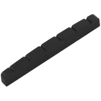 6x Black 6-string Guitar top nut 42x3.5mm