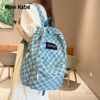 Movi Katie กระเป๋าเป้แฟชั่น Tas Ransel Anak Perempuan สีหวาน,กระเป๋านักเรียนความจุมากสำหรับเด็กผู้ชายและเด็กผู้หญิงกระเป๋าเป้สะพายหลังกันน้ำแบบเรียบง่ายนักเรียนม.ปลายและขนาดกลาง