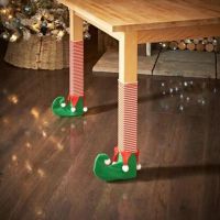 hotx【DT】 4pcs Elastic Elves Table Legs Feet Floor Protector Decoration Room