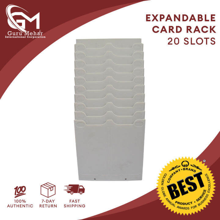 Expandable Time Recorder Card Rack Time Recorder Card Rack 20 Card