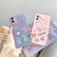 Taoyunxi Cartoon Nice Dinosaur Lucky Phone Case for IPhone 6s 6s Plus 12 Pro Max (6.7) 12 (6.1) 12 Pro (6.1) 12 Mini (5.4) 11 Pro Max 11 Pro 11 X XS X