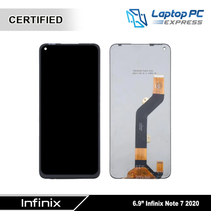 Infinix Note 7 Replacement LCD Screen + Touch Screen Digitizer Full ...