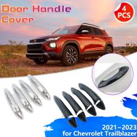 Haywood1 Carbon Door Handle for Trailblazer RS LS 2021 2023 2022 Car Cover Trim Sticker Cap Accessories