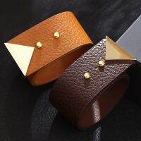 [COD] Japan and South Korea Dongdaemun Fashion Leather Out Street Jewelry Crack Wide Womens Wholesale