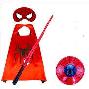 Bộ áo choàng khiên kiếm,đồ chơi hóa trang nhân vật người nhện