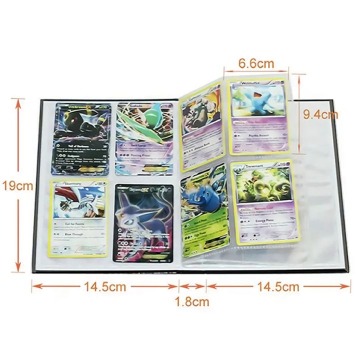 takara-tomy-240pcs-pokemon-cards-album-book-cool-cartoon-dragonite-binder-anime-game-card-gx-mega-collectors-folder-kid-toy-gift