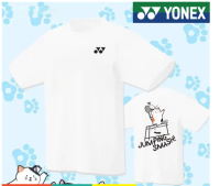 Yonex เสื้อวอลเลย์บอลชุดกีฬาแบบแห้งเร็วระบายอากาศได้ดีซึมซับเหงื่อสำหรับฤดูร้อนการแข่งขันฟิตเนสสำหรับทั้งหญิงและชายใหม่