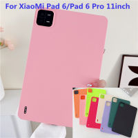 Casing Tablet เป็นมิตรกับผิวผิวเรียบสำหรับแผ่น Xiaomi 6 Pro 11นิ้ว2023 Mi Pad6 Mi Pad 6 Pro เคสฝาครอบหลัง TPU แบบนุ่ม