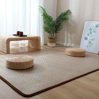 New Summer Mat Floor Mat Home Bedroom Tatami Mat Bedside Pad Living Room Coffee Table Carpet Non-Slip Customizable