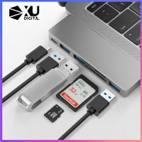 Type-C Notebook MacBookPro Docking Station 6-In-1 USB3.0 Thunderbolt Port Cable Thunderbolt Port Tf/sd Card Slot Adapter Splitter เหมาะสำหรับ Adapter Splitter