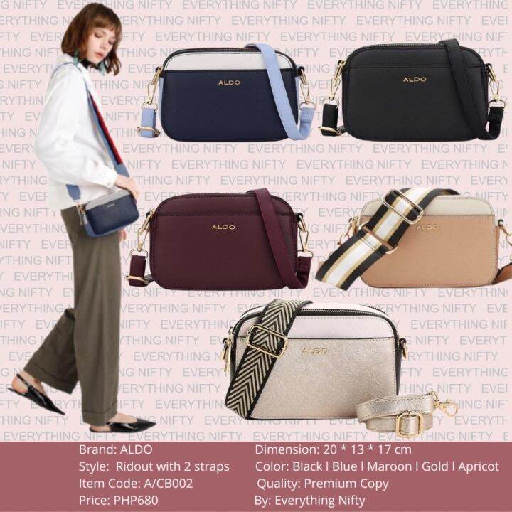 ALDO RIDOUT CROSSBODY BAG 2 STRAPS Lazada PH