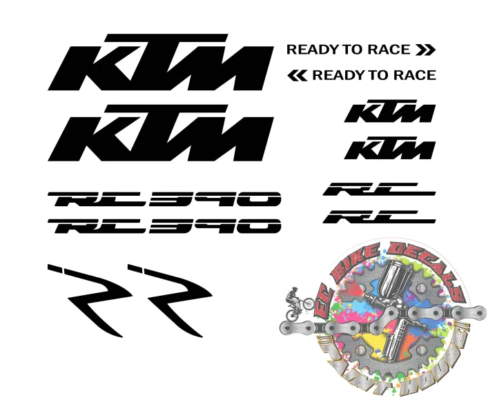 KTM RC390 BIKE FRAME DECALS Lazada PH