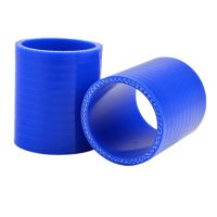 {RUIO} SPSLD Universal 3 Ply 51Mm/57Mm/60Mm/63Mm/70Mm/76Mm Straight Silicone Hose Intercooler Turbo Coupler Tube Intake Pipe Blue Color