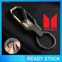 【Customized】Creative Car Logo keychain Alloy Metal Keyring for Isuzu