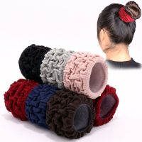 Large Intestine Hair Ring Rubber Band Ponytail Hair Holder Solid Color Towel Ring Bun Elastic Hair Band Tie Rope Women Hair Hair Accessories