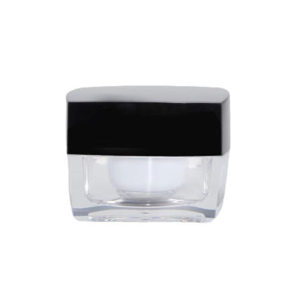 5/10/20/30/50g Transparent Cosmetic Face Wide Sub-bottle Square Bottle Cream