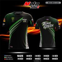 （Contact customer service to customize for you）MOTOSHIRT KAWASAKI Sublimation Tshirt / Baju Microfiber Jersi / Jersey Sublimation / Tshirt Jersey（Childrens Adult Sizes）